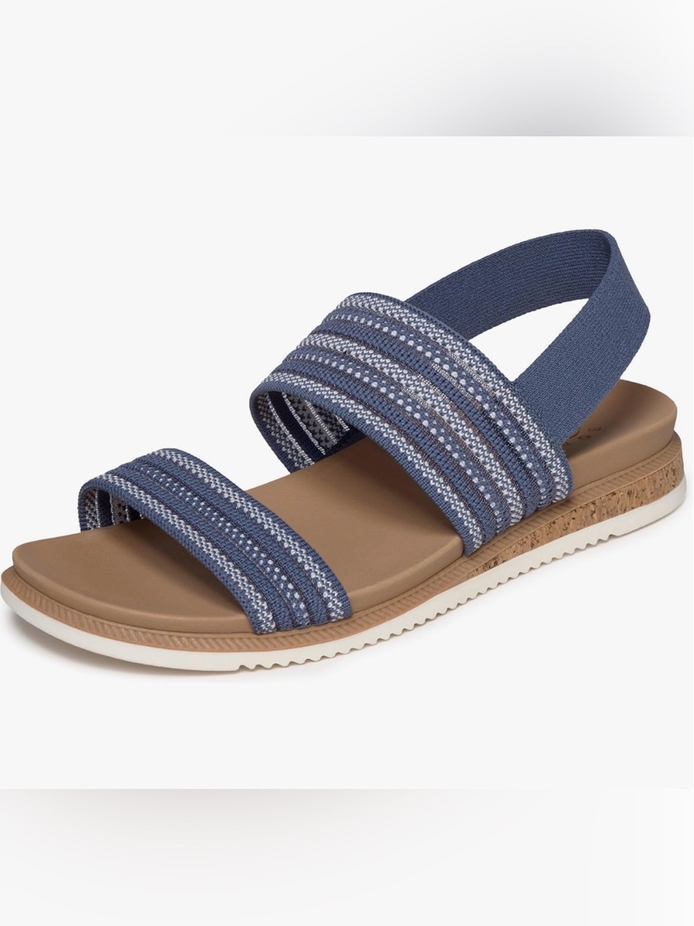 Skechers Women's Bobs Desert Kiss Low - Breezy Stripe 6.5